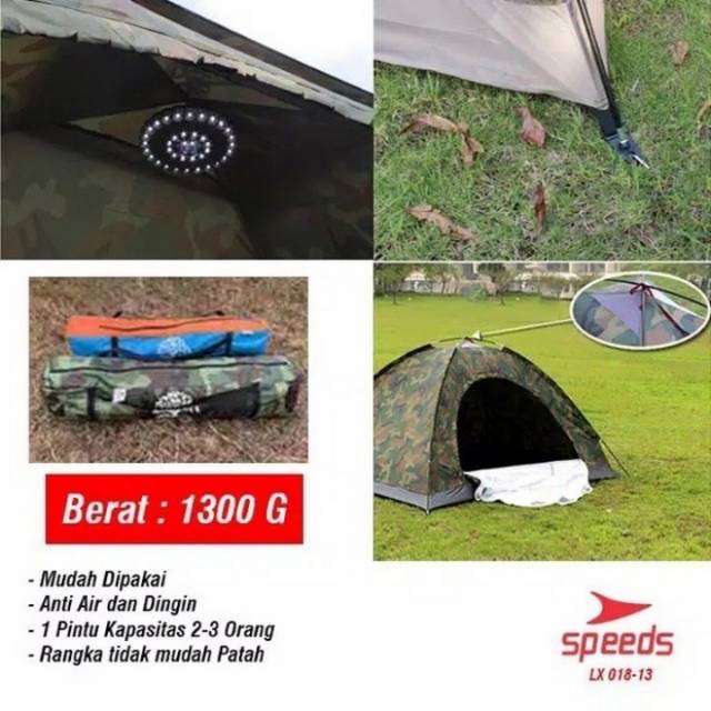 Tenda Camping Murah 2 orang Tenda kemah murah Lx018-13