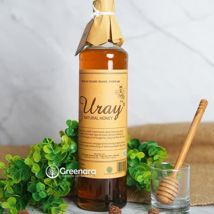 

Madu Uray Natural Honey 640ml / Raw Natural Honey / Madu Lebah Hutan