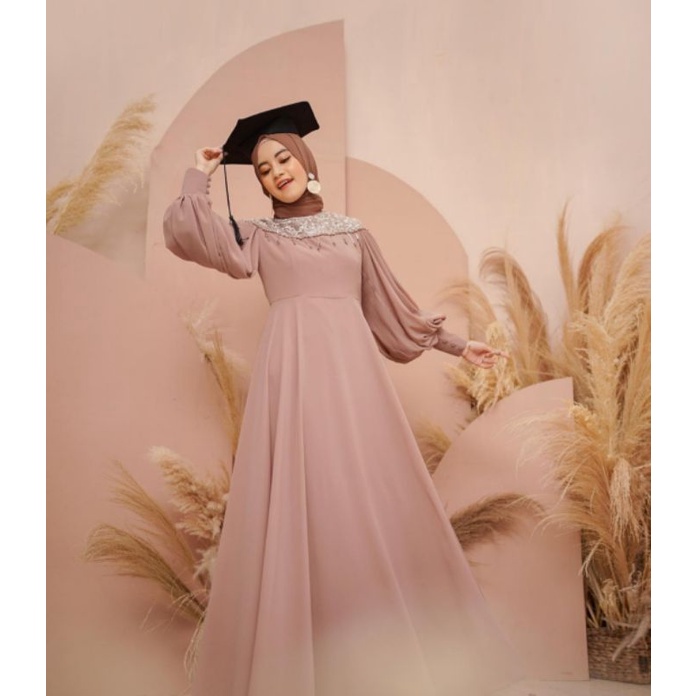 ishana dress-gaun kondangan-gaun terbaru-gaun muslimah