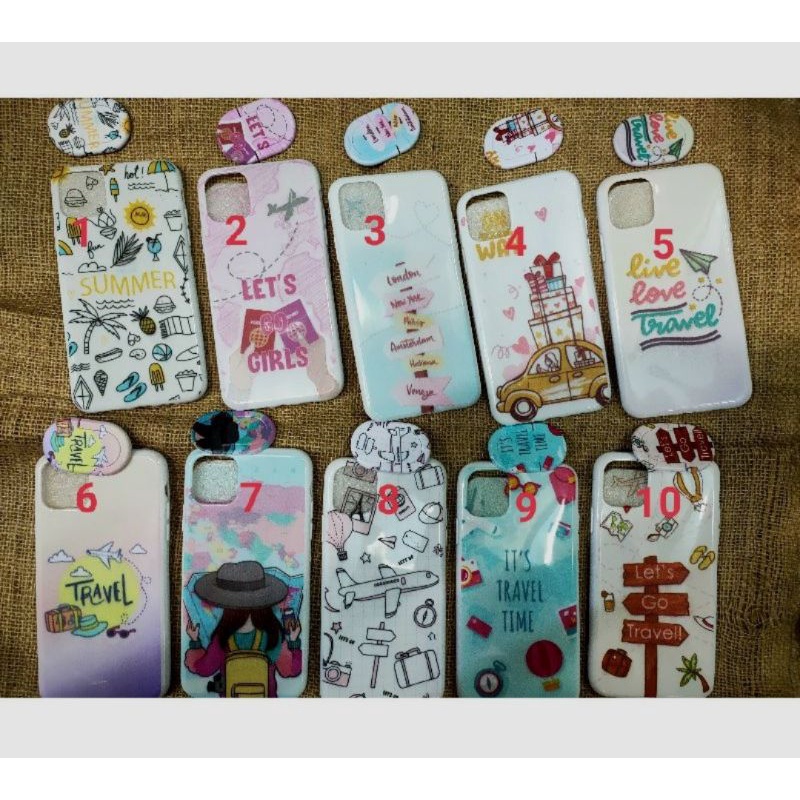 Advan G5 Soft Case Modifikasi/Kompatibel Motif Kartun/ Temple Glass