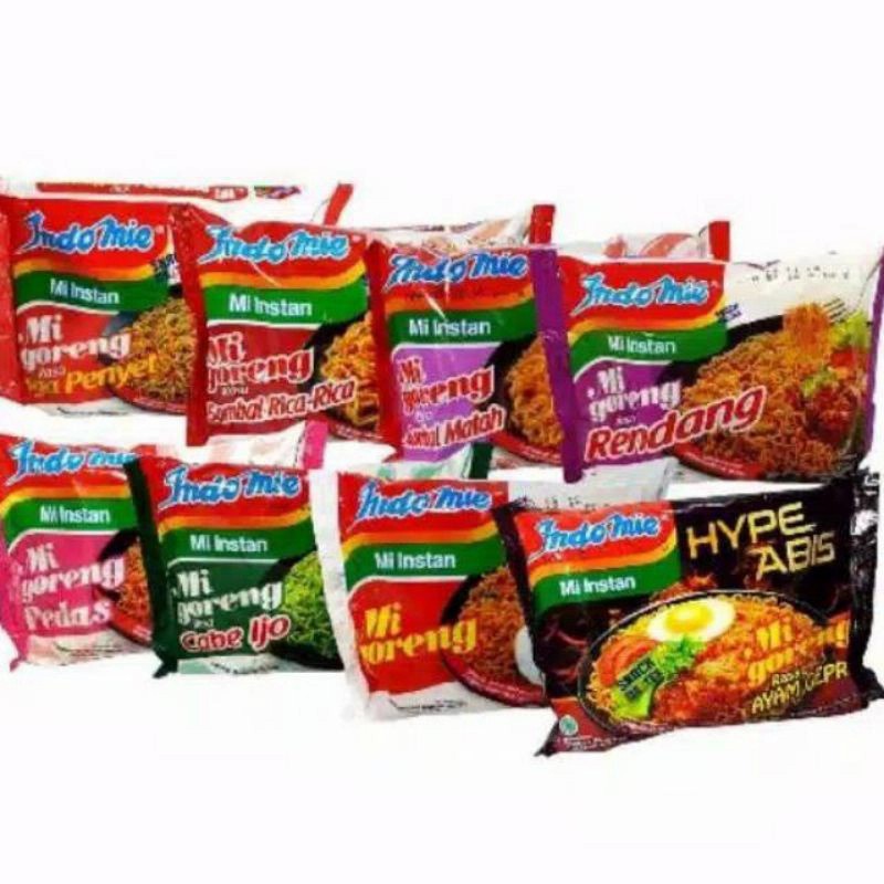 

Indomie goreng All Variant ecer