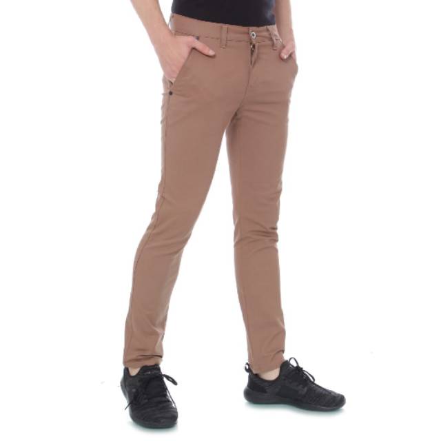  CELANA  CHINO PANJANG PRIA WARNA  MOCCA  Shopee Indonesia