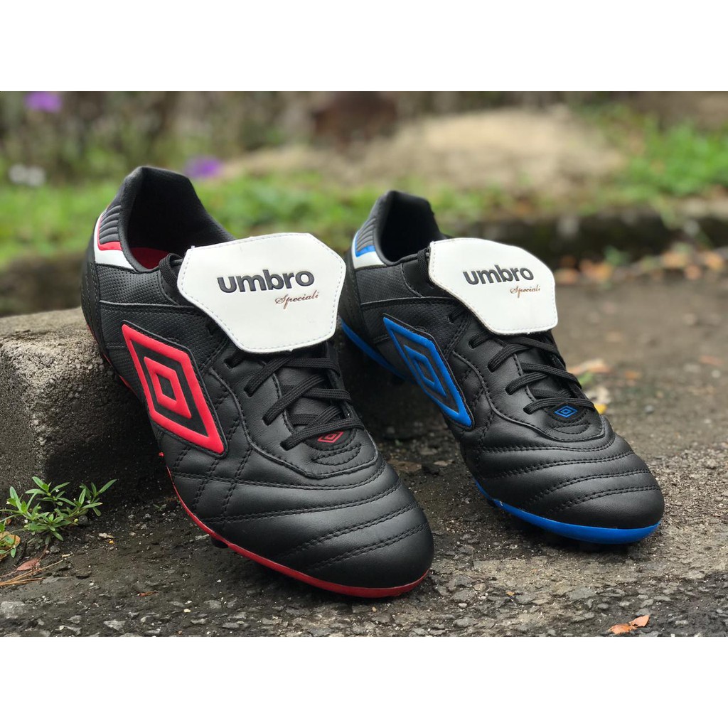 Sepatu Bola Umbro Speciali Eternal AG FG Black/Blue/Red