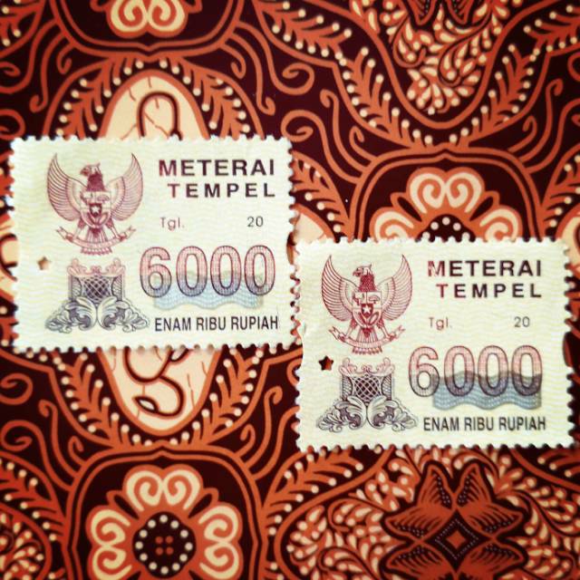 

Materai 6000 Tahun Pemakaian 2003; 2004; 2005
