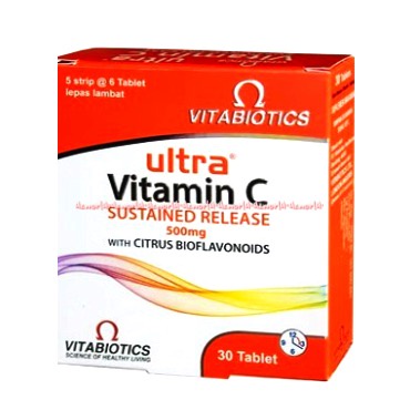 Vitabiotics Ultra Vitamin C Sustainded 30tablets Vit. C Vitamin C Untuk Meningkatkan Imun Daya Tahan Tubuh Vita Biotics