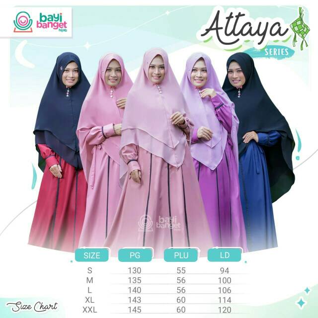 Gamis Ibu Attaya Series Couple Family Set Toyobo Fodu by BBH Bayi Banget Hijab