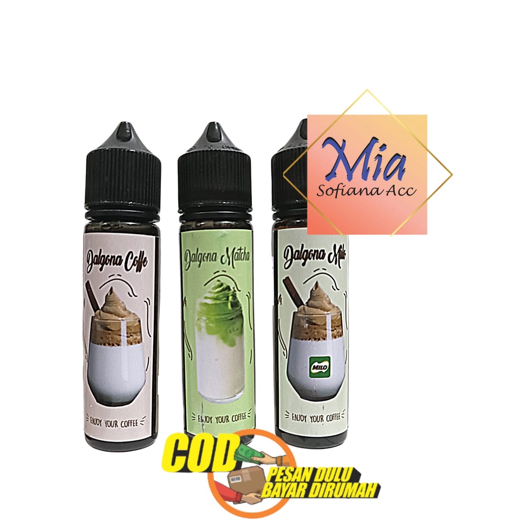 TERBARU LIQUIDs FREEBASE 60ML DOLGONA KUALITAS OKE