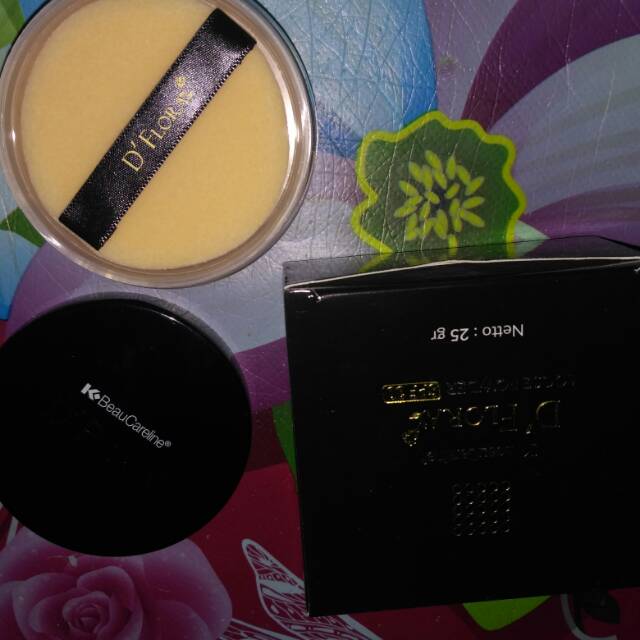 D'Flora LOOSE POWDER - 
Bedak Tabur