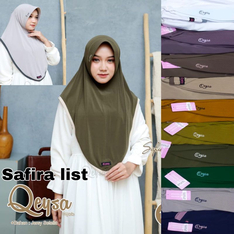 Qeysa Hijab Safira List (READY STOCK)