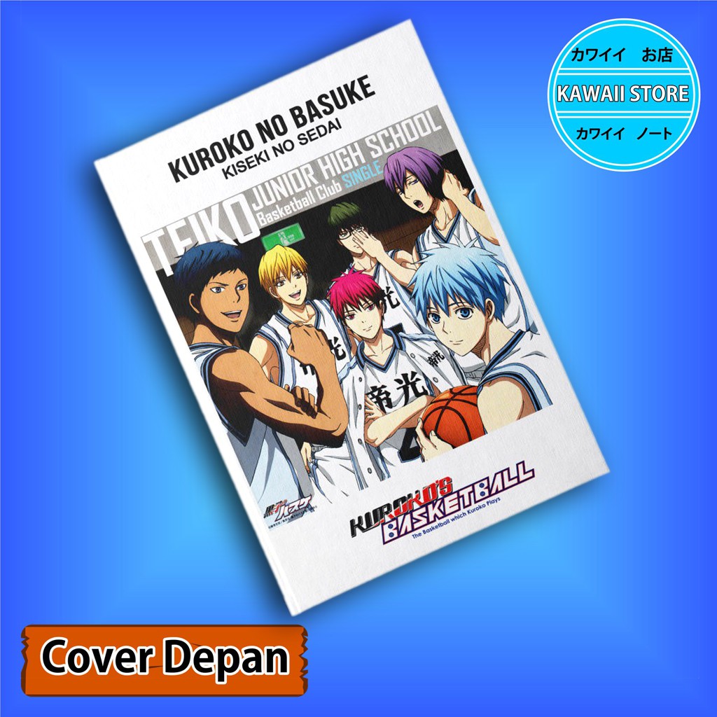 

Notebook / Pocket book Hard Cover Anime KUROKO NO BASUKE TEIKO KISEKI NO SEDAI uk A5 & A6 / Notes Book