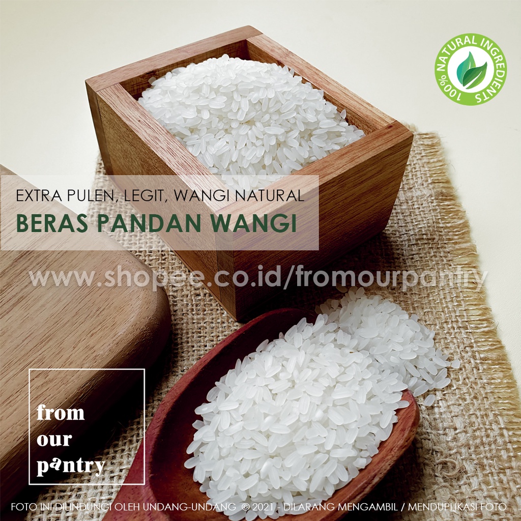 

From Our Pantry - 1kg Beras Putih Pandan Wangi Premium Fragrant Rice