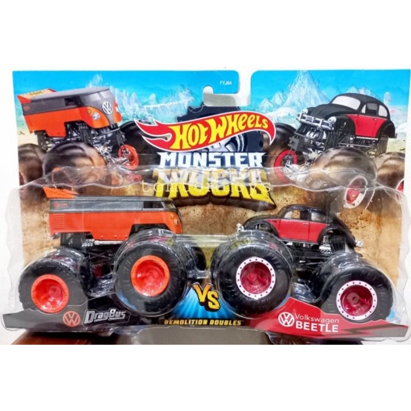 Monster trucks Vw Drag bus Vs Vw Beetle
