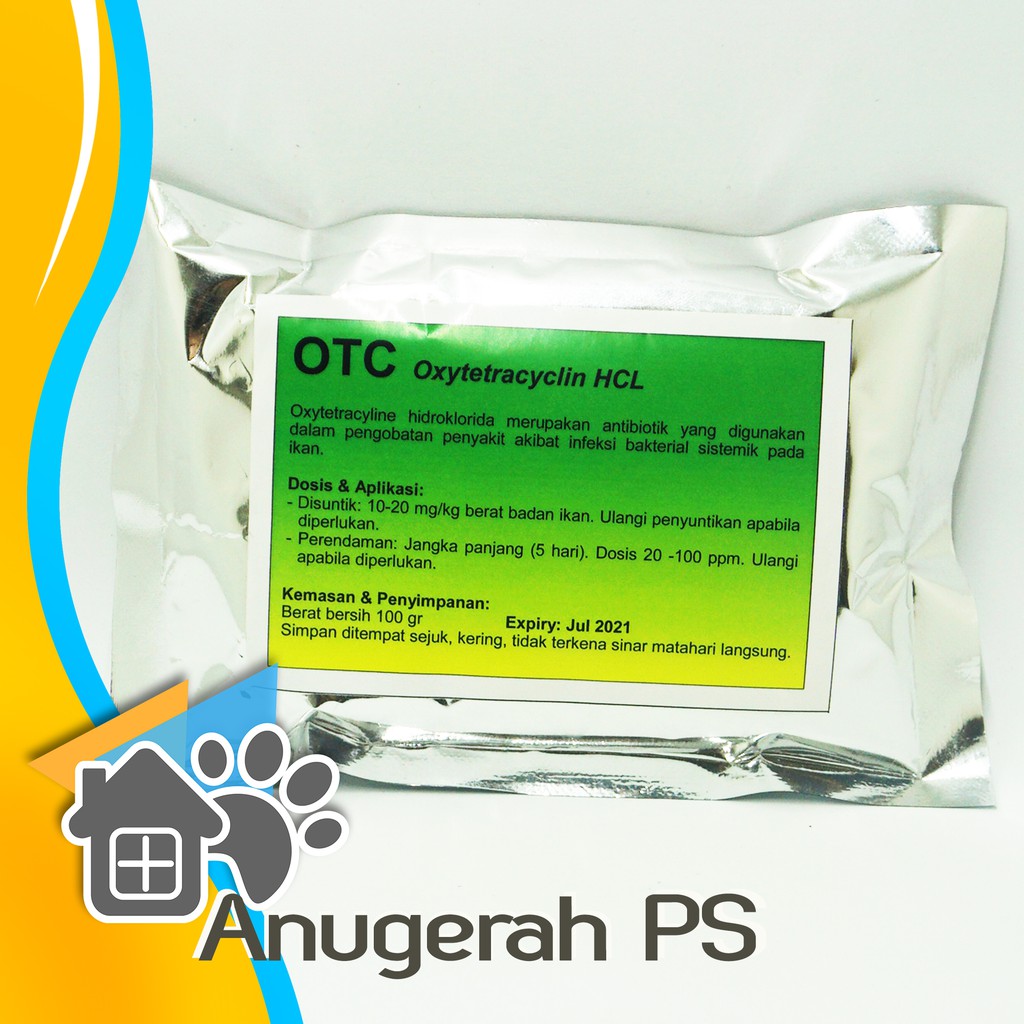 Obat Antibiotik Ikan Oxytetracyclin OTC