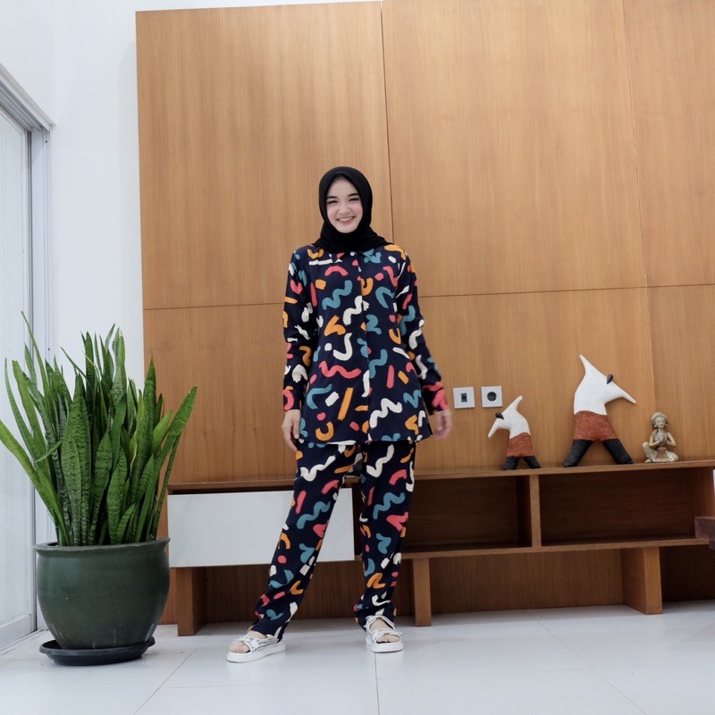 PAJAMAS ANAK DAN IBU COUPLE SETELAN BAJU COUPLE IBU DAN ANAK PEREMPUAN