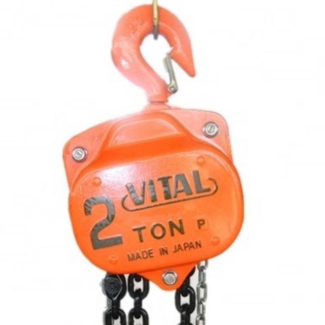 Jual chain block vital 2 ton x 10 meter takel hand VITAL VP5 JAPAN