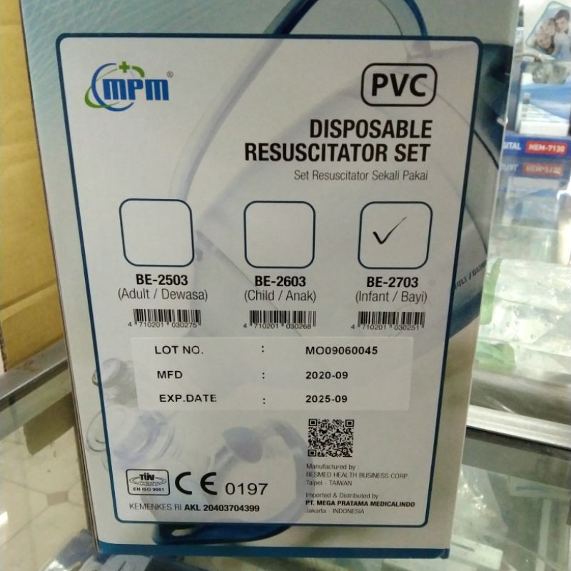 Ambubag PVC bayi  Anak Dewasa GEA