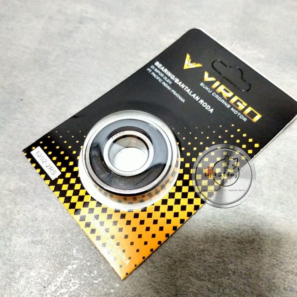 LAHER 6202-2RS MURAH (HARGA PER BOX ISI 10 PCS) BEARING 6202-2RS BANTALAN RODA 6202-2RS