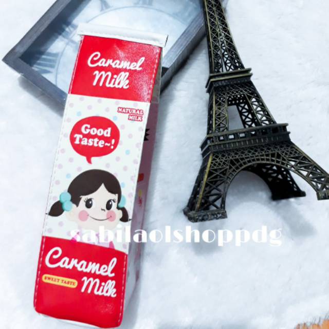 

Kotak pensil Caramel Milk import model bungkus makanan