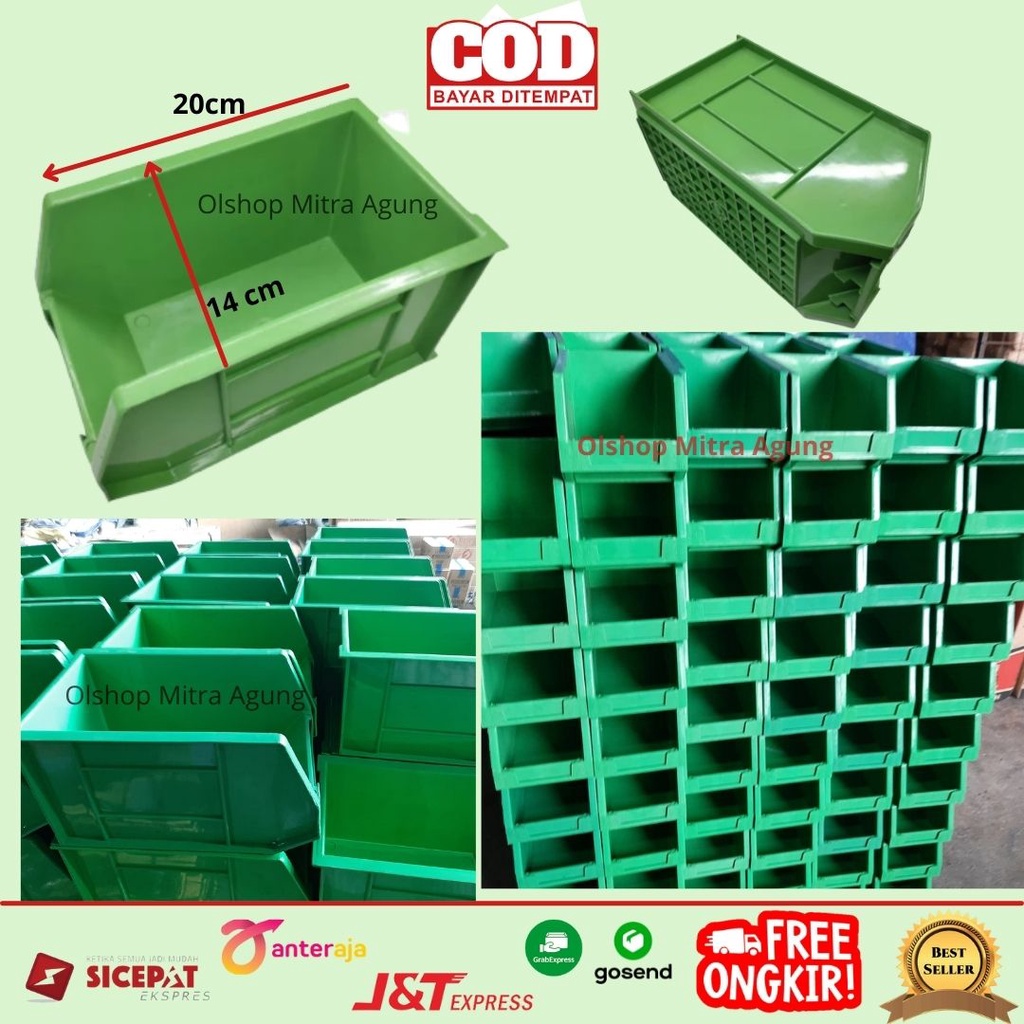 Kotak Plastik Stackable Kenmaster Sk01 / kotak rak baut