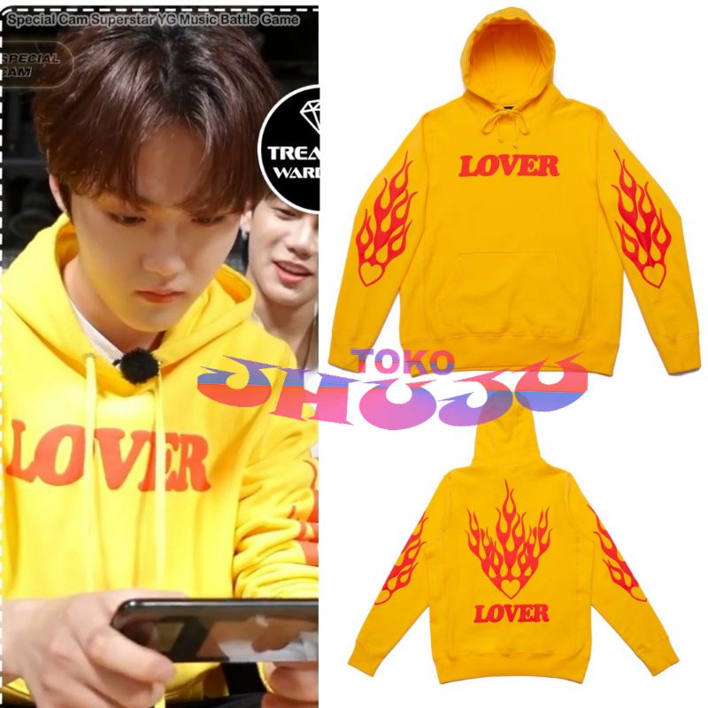 Hoodie Jumper Treasure Doyoung Full Sablon LOVER belakang