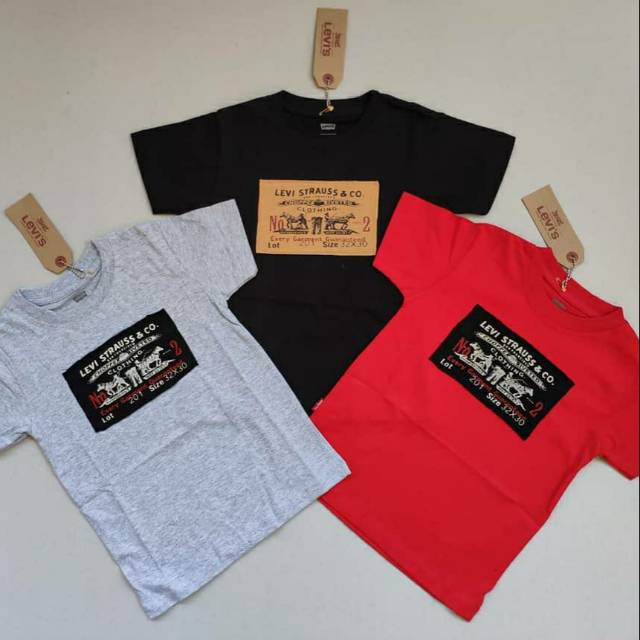 Kaos anak levis anak / keren