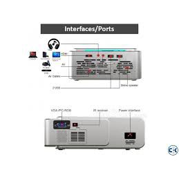 Proyektor Projector Unic T6 With Miracast Mirroring 80 ANSI Lumens