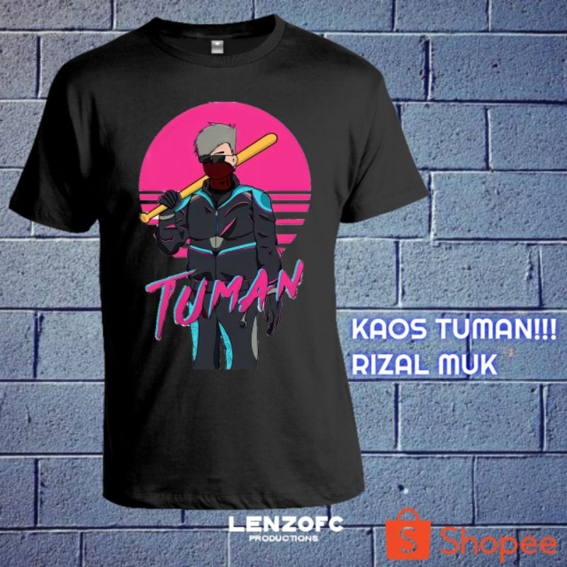 Kaos Tuman Rizal Muk Distro Keren Kaos Youtuber Free Fire