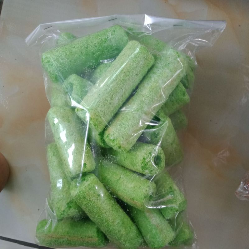 

cemilan momogi rasa pandan 200gr