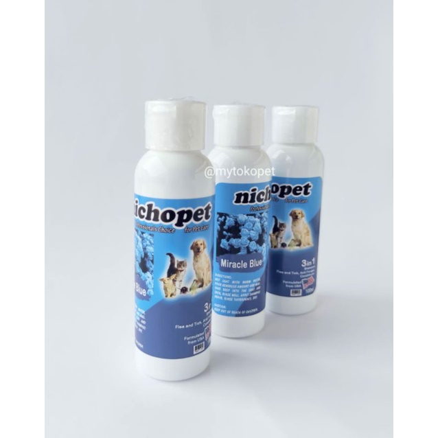 Shampoo Kucing 3in1 NICHOPET 100ML