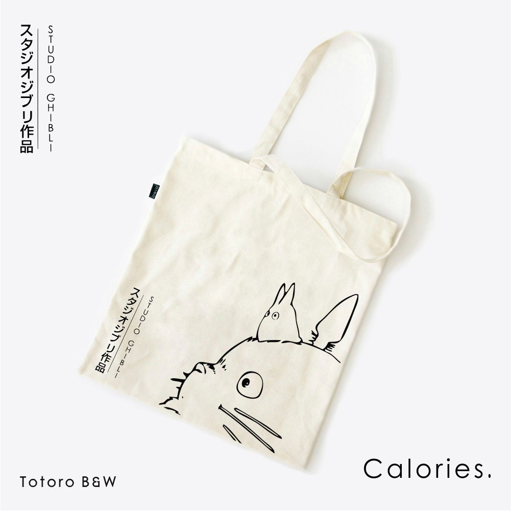 Totebag Anime Studio Ghibli Lucu totoro Spirited Away kiki Delivery  #TOSG