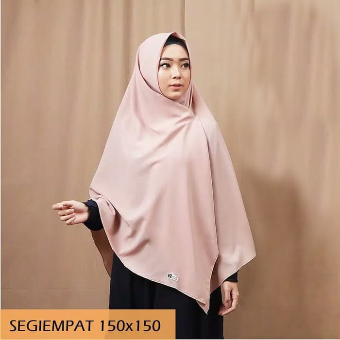 SEGI EMPAT JUMBO WOLFIS 150 X 150 CM JILBAB SYARI BEST SELLER | Shopee