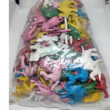 mainan hewan plastik isi 100ps