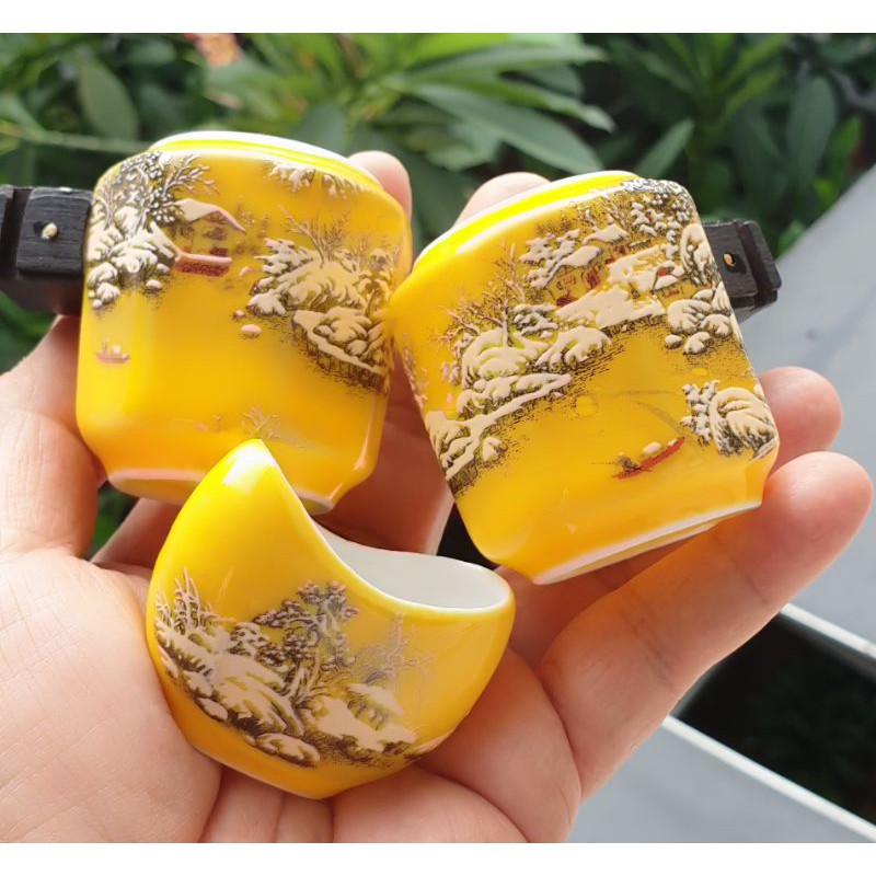 Cangkir/Cepuk Burung segi 8 Original Cungkok/China