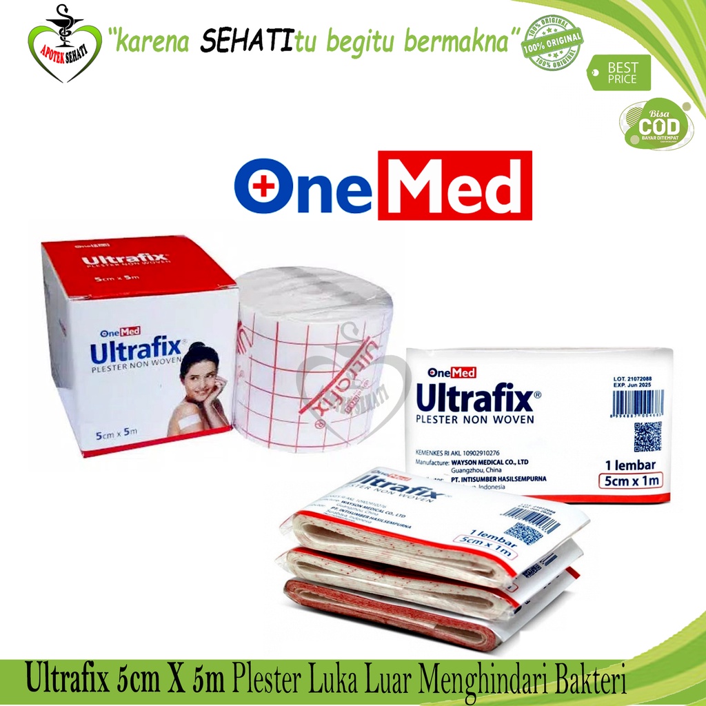 Ultrafix Plester Luka Onemed Perban Penutup Luka Non Woven