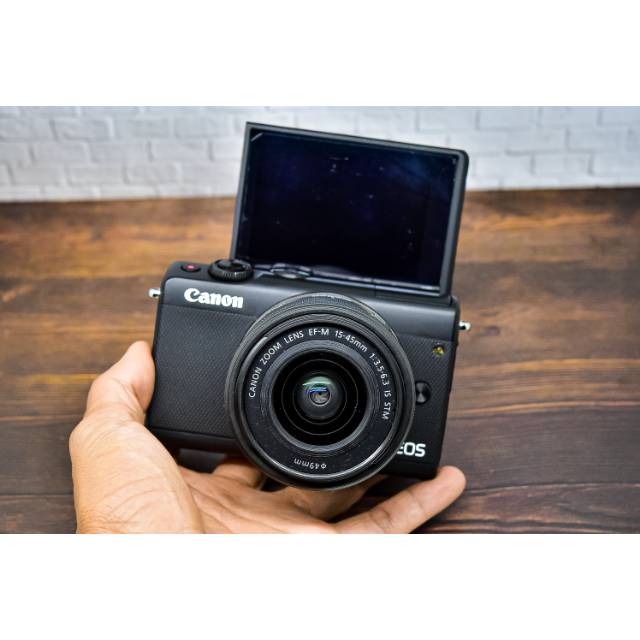 KAMERA MIRRORLESS CANON M100 KIT SUPER MULUS