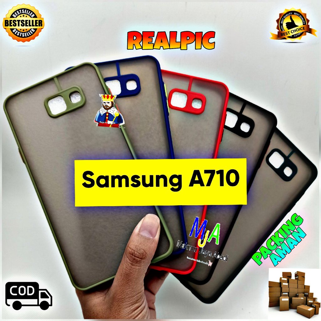 SOFTCASE SAMSUNG GALAXY A710 A7 2016 - CASE MATTE FULL COLOUR MY CHOICE BUMPER CASE PELINDUNG KAMERA