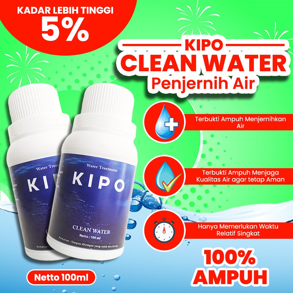 [Air Aman Dikonsumsi] Pemutih Air Sumur Penjernih Air Sumur Yang Aman
