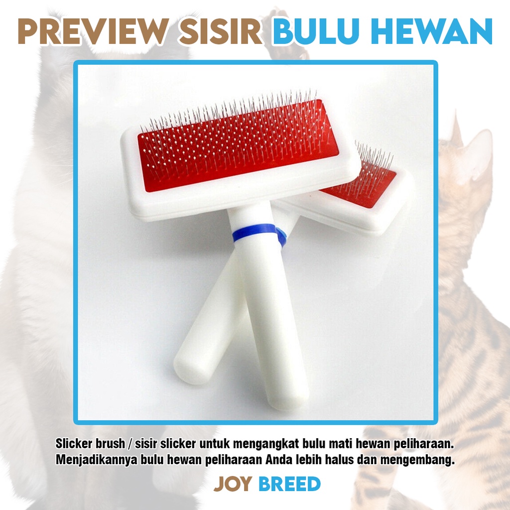 SISIR BULU HEWAN SIKAT KUCING ANJING SISIR UNTUK BULU RONTOK