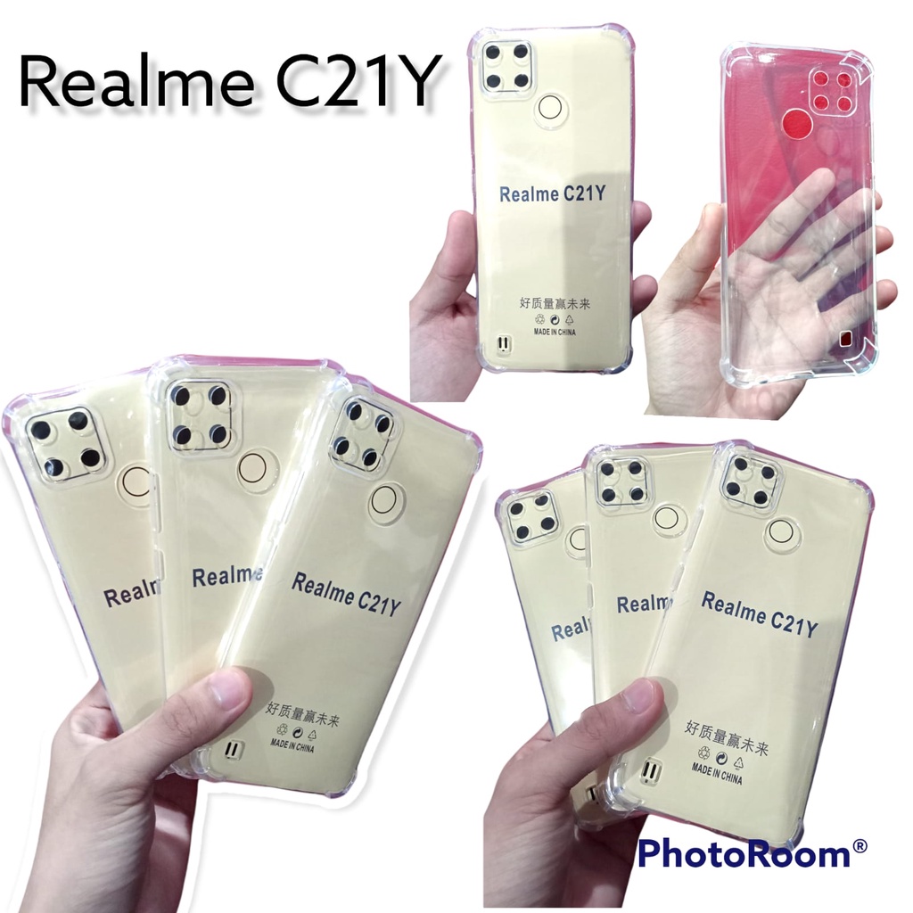 Anti Crack Realme C21Y 6.5 inchi SoftCase Realme C21Y Jelly Case Tahan Benturan Anti Scratch