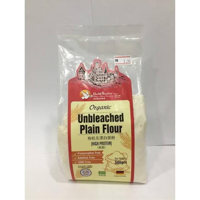 

HEALTH PARADISE ORGANIC UNBLEACHED PLAIN FLOUR HIGH PROTEIN 500 G