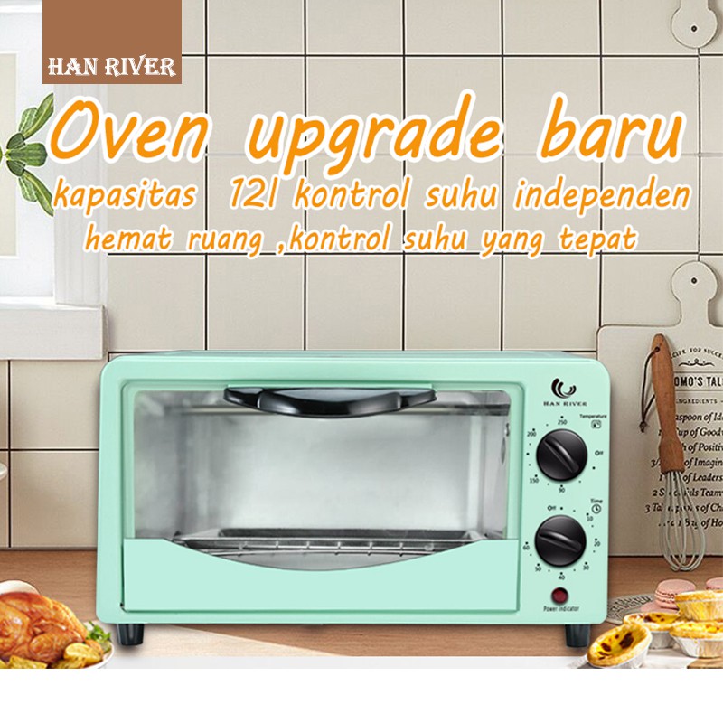 HAN RIVER HROV001 Oven Listrik Tombol 12 L
