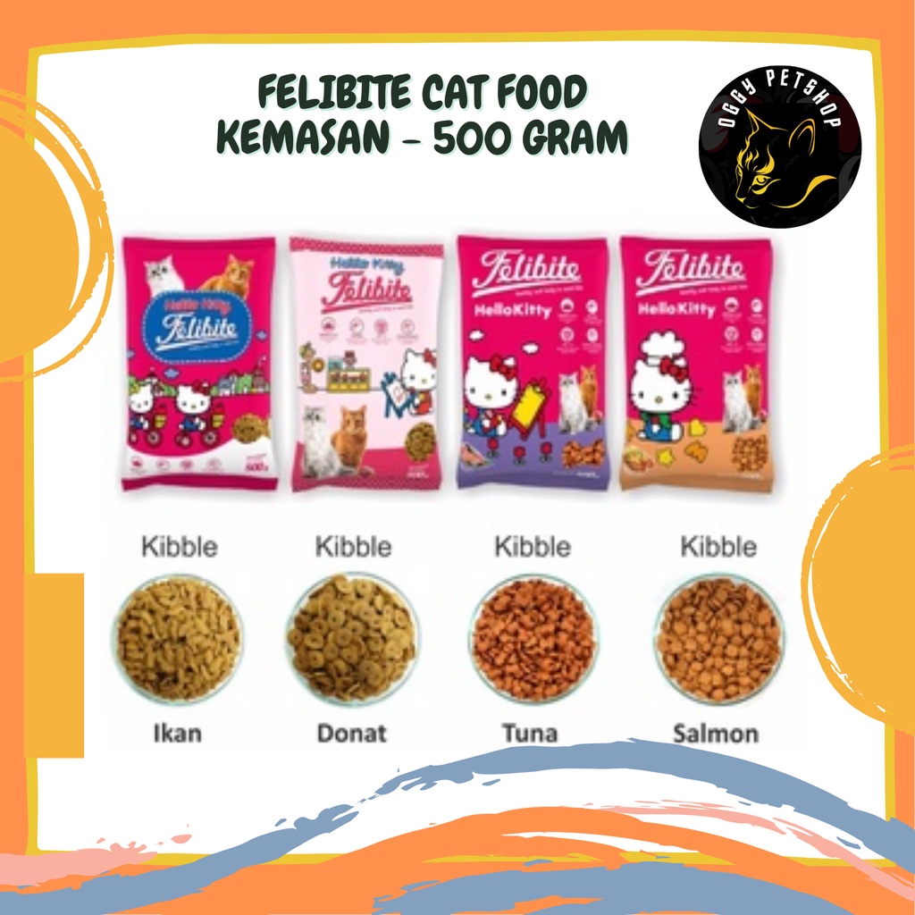 FELIBITE  felibitE cat food  felibite cat food MURAH Makanan Kucing Kemasan 500 Gr