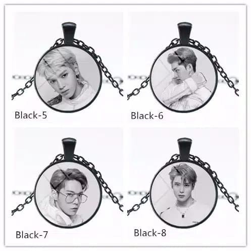 Kalung NCT 127 Kalung Foto NCT Taeyong Haechan Stainless Steel untuk Pria / Wanita