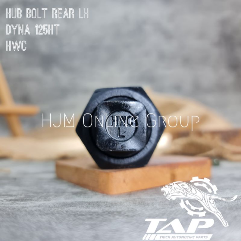 HUB BOLT REAR LH - BAUT RODA BELAKANG KIRI RINO 14B DYNA 125HT 130HT