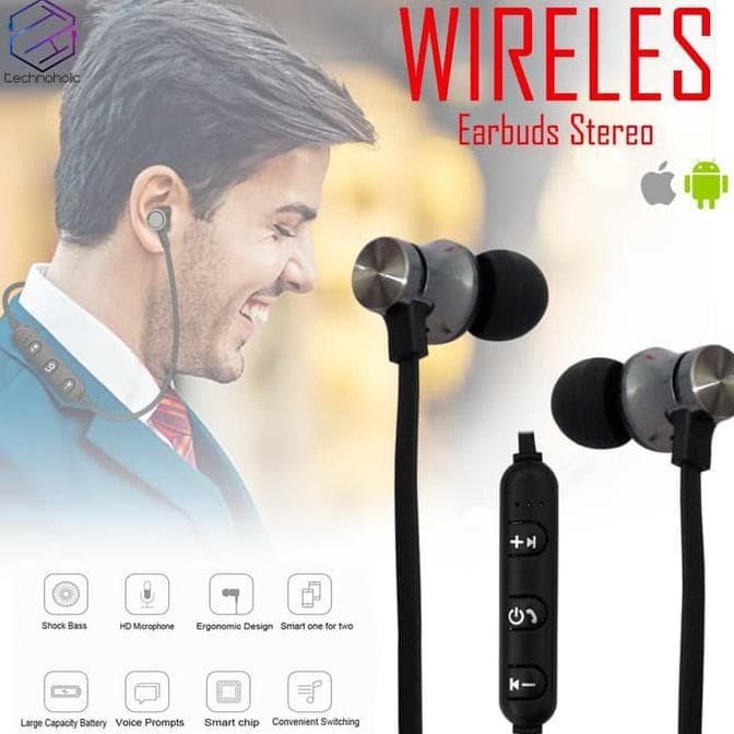 Baru Wireless Stereo Earbuds Headset Stereo Wireless