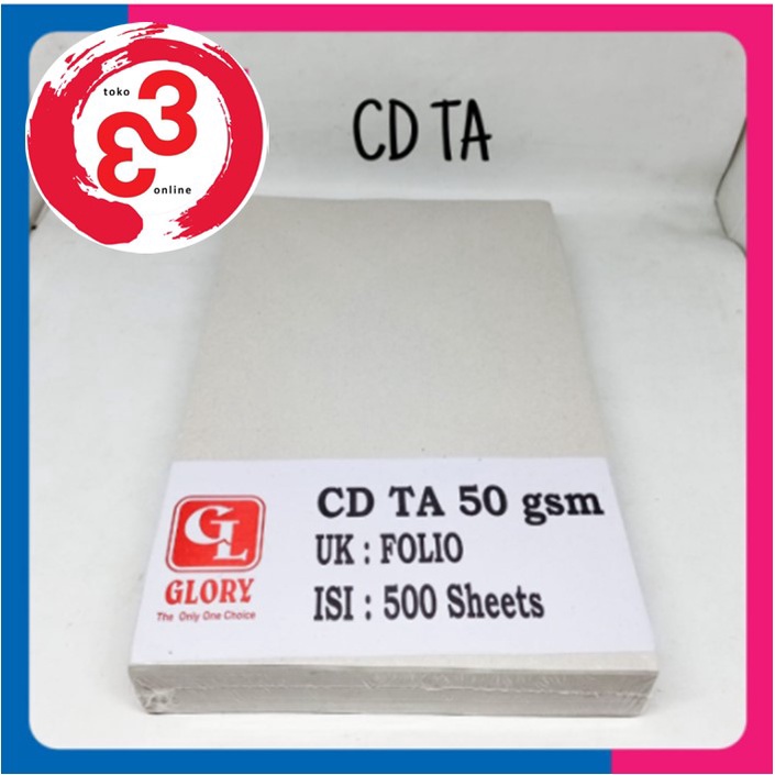 

[TOKO 33 ONLINE] - Kertas BURAM / Kertas CD TA Ukuran FOLIO 50 gsm