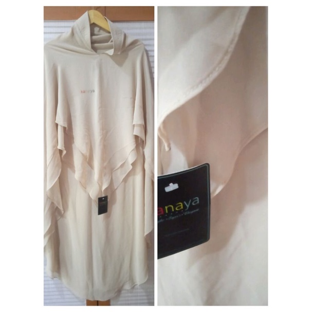 Khimar Kanaya model Halimah vanila cream
