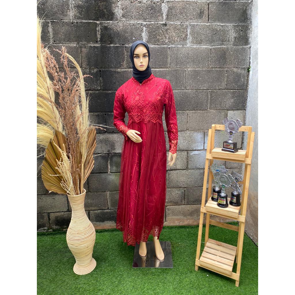 Gamis Kebaya Tille/Dress Kebaya Terbaru/Kebaya Modern/Kebaya Original