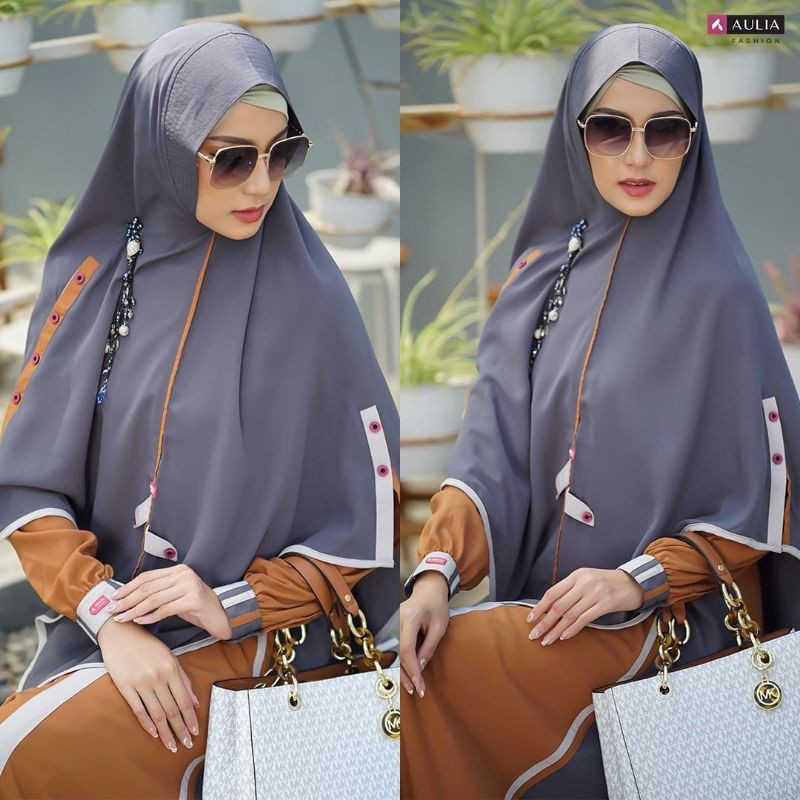 Fashion gamis Aulia ori syar'i syari cocok buat lebaran 2023, warna sangat menarik, favorit semua wa