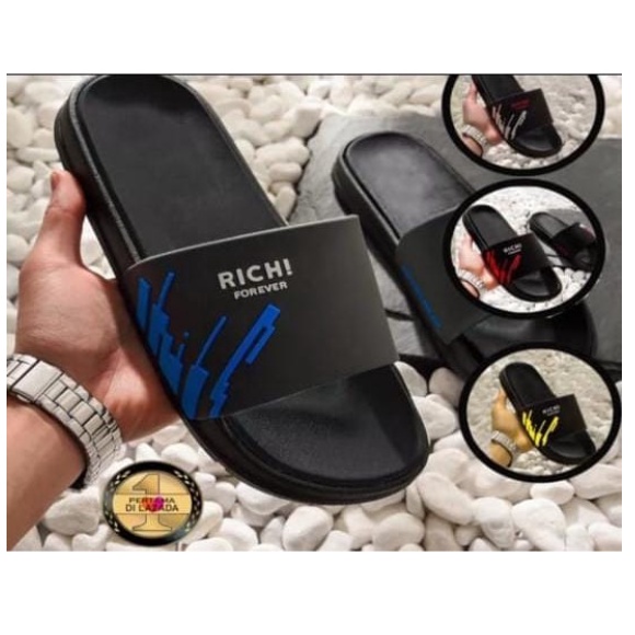 SANDAL SLIDE PRIA WANITA TERBARU RICHI FOREVER